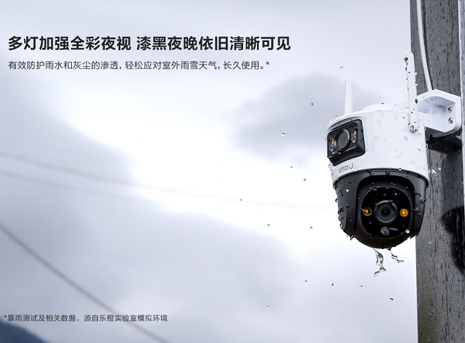 有效防護雨水和灰塵