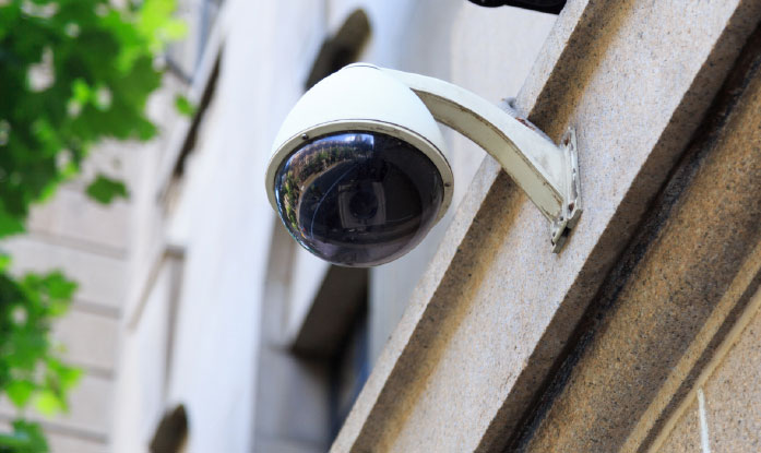 安裝紅外線監控拋物攝像機