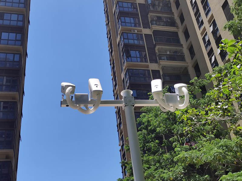 安裝紅外線監控拋物攝像機