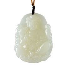 天下玉緣白玉觀音吊墜 精雕細(xì)琢，賜福永葆平安